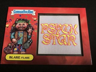 Garbage Pail Kids Patch Card 2a Of 10 Psych Star Blake Flake