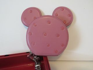 Disney X Coach Minnie Coin Purse Rose Pink