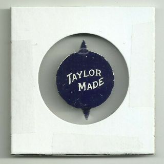 Vintage Taylor Made Tin Tobacco Tag