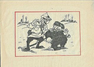 Jewish Judaica Vintage Russian Anti Semitic Propaganda Caricature 1930 