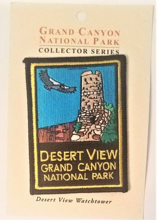 Desert View Grand Canyon National Park Souvenir Arizona Patch