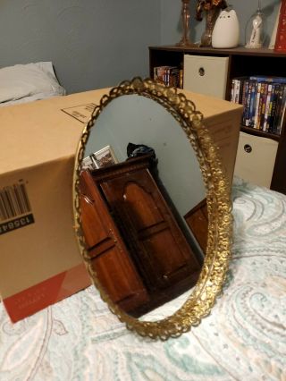 Vintage Vanity Mirror Tray