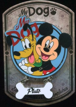 Dlp Dlrp Paris My Dog Pluto And Mickey Le Disney Pin 119378