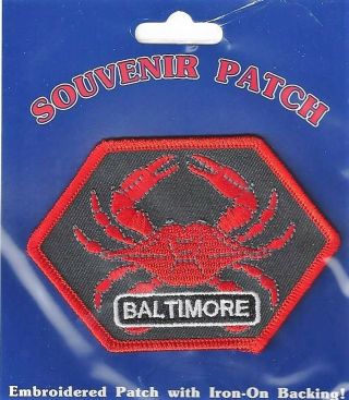Baltimore Maryland Souvenir Patch