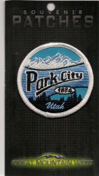 Park City Utah Souvenir Ski Patch Skiing Snowboarding