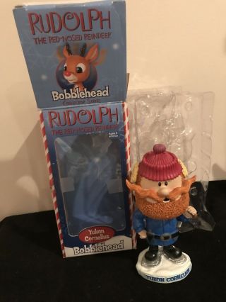 Rudolph The Red - Nosed Reindeer Yukon Cornelius Bobblehead Christmas Toy