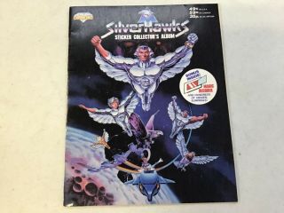 1987 Silver Hawks Sticker Collectors Decoder Album By Diamond Publishing