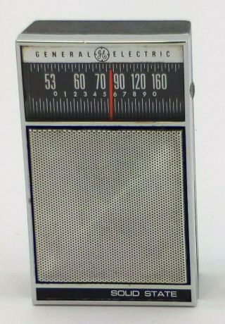 Vintage General Electric Shirt - Pocket Solid State Am Radio Model P1770 Rare