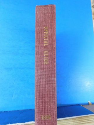 Travelers Official Guide Of The Railway Steam Navigation 1896 Hard Cover