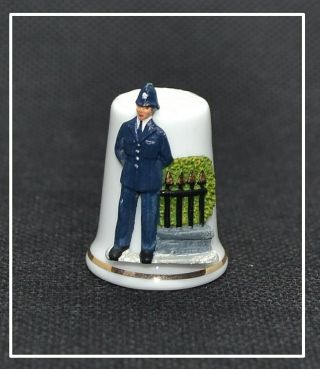 Sterling Classic Limited Edition Thimble,  Certyficate - Policeman