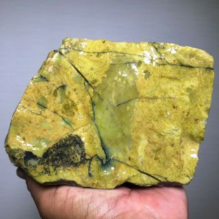 Solid Green & Brown Dendritic Agatized Opal Rough - 4 Lbs From - Africa