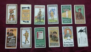 Cigarette Cards,  Set Of Recruiting Posters By Wills 1915