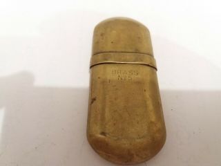 Brass N5 Vintage Style Solid Brass Cigarette Trench Lighter