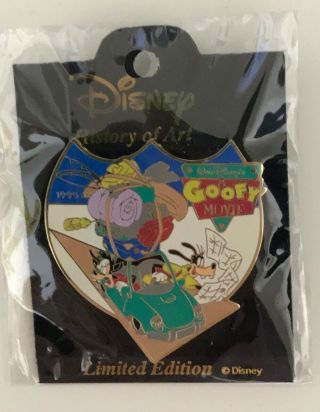 Rare Disney Japan Pin 16125 M & P History Of Art Goofy Movie (1995) Max