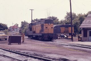 Slide Cnw C&nw Chicago And North Western Fm 1112 Scene In 1975