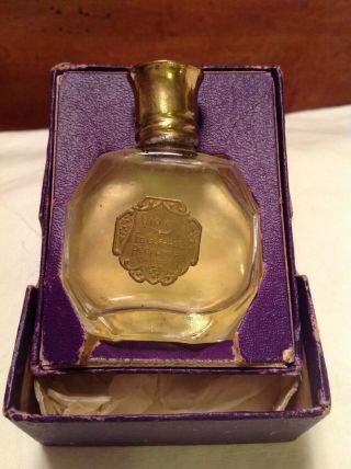 Vintage Art Deco Ed Gerarde Perfumer,  Chicago Perfume Bottle W/original Box