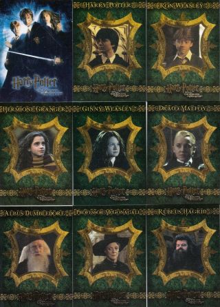 Harry Potter And The Chamber Of Secrets Movie 2006 Artbox Base Card Set Of 90