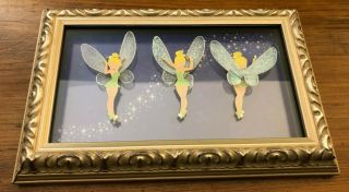 Disney Framed Jumbo Pin Set Tinker Bell An Elegant Pixie Le 1000 Peter Pan