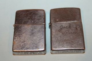 Zippo Lighters Brushed Chrome 2032695 & 2517191