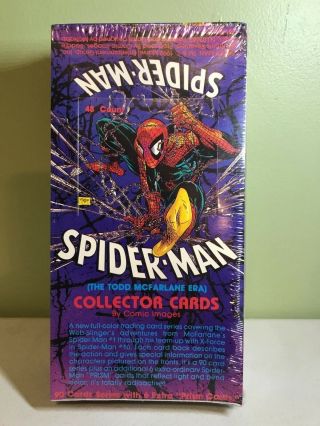 Spiderman The Mcfarlane Era 1992 Comic Images Box Of Collector Cards