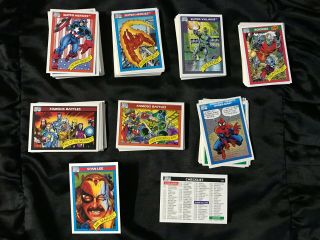 1990 Marvel Universe Series 1 Complete 162 Card Set Perfect
