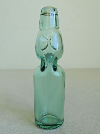 Japanese Vintage 7.  5 inch Lemonade Empty Bottle 5