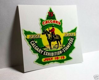 Calgary Exhibition & Stampede Canada Vintage Style Travel Decal / Vinyl Sticker