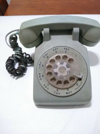 Vintage Itt Rotary Dial Bell Telephone Old Retro Desk Phone