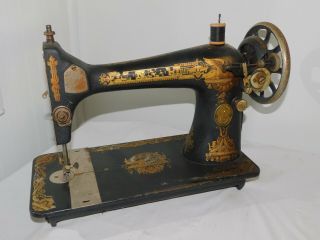 Vintage Singer Sewing Machine Model 127 - 3 (n74a)