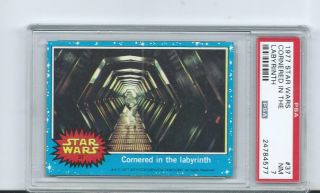 1977 Star Wars Cornered In The Labyrinth 37 Psa 7 Nm