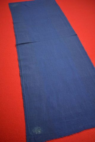 Xd24/50 Vintage Japanese Fabric Cotton Antique Boro Patch Indigo Blue 39.  8 "