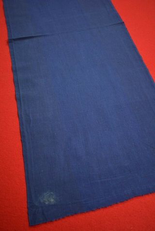 XD24/50 Vintage Japanese Fabric Cotton Antique Boro Patch Indigo Blue 39.  8 