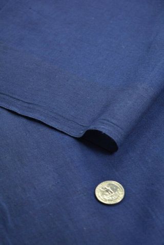 XD24/50 Vintage Japanese Fabric Cotton Antique Boro Patch Indigo Blue 39.  8 