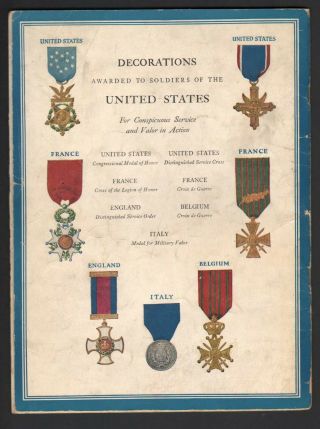 1919 WWI 26th Yankee Division Welcome Home Dinner Program 2