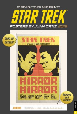 Classic Star Trek 11 X 14 Episode Posters 12 Month 2019 Wall Calendar