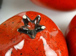Jewish red Ceramic Pomegranate richest symbolism in Judaism prosperity Sculpture 5