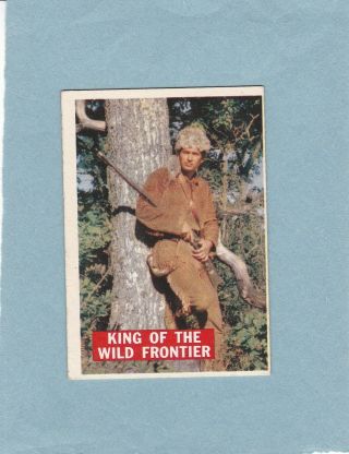 1956 Davy Crockett Orange 1 King Of The Wild Frontier Exm Ex -