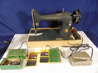 Vintage Singer 66 - 16 Centennial Edition Electric Sewing Machine &