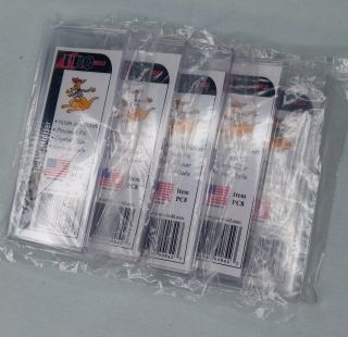 (5) Pro Mold Ticket Holder,  Item Pc8,  Holds 1 Ticket Precision Fit Crystal Clear