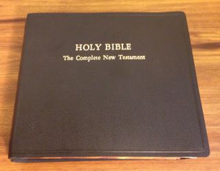 Holy Bible - The Complete Testament (1953) Audio Book Co.  - 26 Records