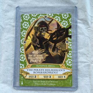 Sorcerers Of The Magic Kingdom 2014 Mnsshp Pirate Helmsmans Bombardment Card