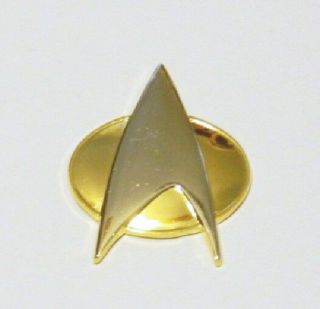 Star Trek: The Next Generation Full Size Cloisonne Communicator Metal Pin