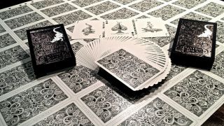Black Gatorbacks Playing Cards.  Deck David Blaine