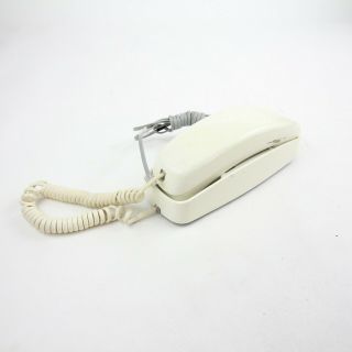 Vintage At&t Trimline 210 White Touch Tone Push Button Desk/wall Phone With Cord