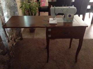 Vintage Montgomery Ward Sewing Machine Table