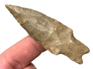 Outstanding Pedernales Point Kimble Co. ,  Texas Authentic Arrowhead Artifact Aa