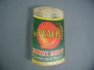 Peach Sweet Snuff Tobacco 1930 
