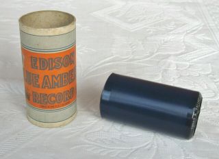 Edison Blue Amberol Phonograph Cylinder Record Music Hall Song Will Evans
