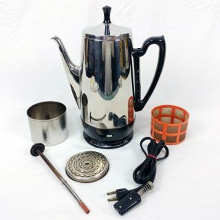 Ge General Electric Fully Automatic Coffe Pot Percolator 10 Cup Model No A1cm30