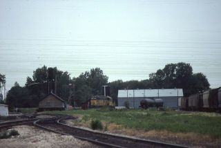 Slide Cnw C&nw Chicago And North Western Mankato,  Mn Facility In 1981